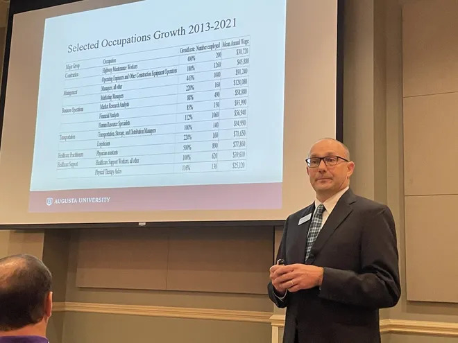 Healthcare, Computer Sectors to Drive Augusta Job Growth in Next Decade, Expert Predicts