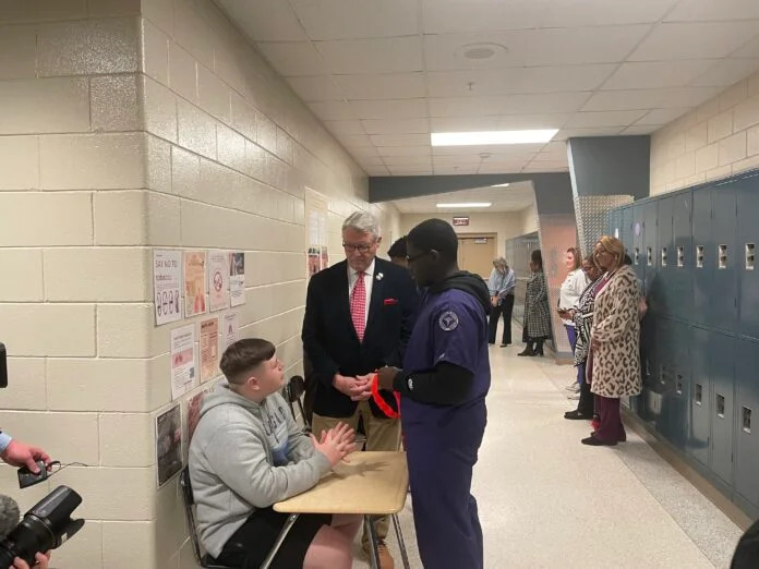 Congressman Rick Allen visits A.R. Johnson Magnet School