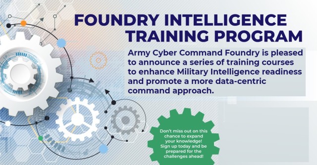 Army Cyber Command Foundry offers dynamic data-centric military intelligence training